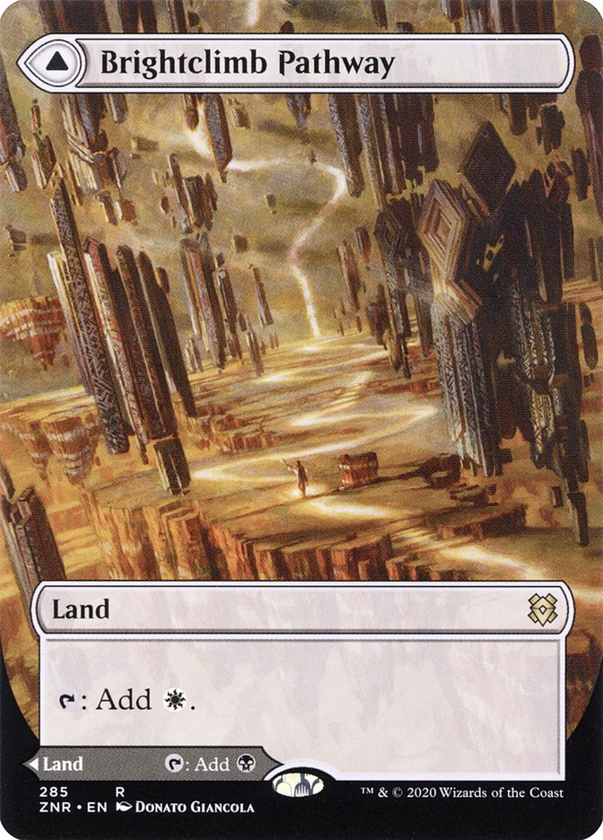 Brightclimb Pathway // Grimclimb Pathway (Borderless Alternate Art) [Zendikar Rising] | Rock City Comics