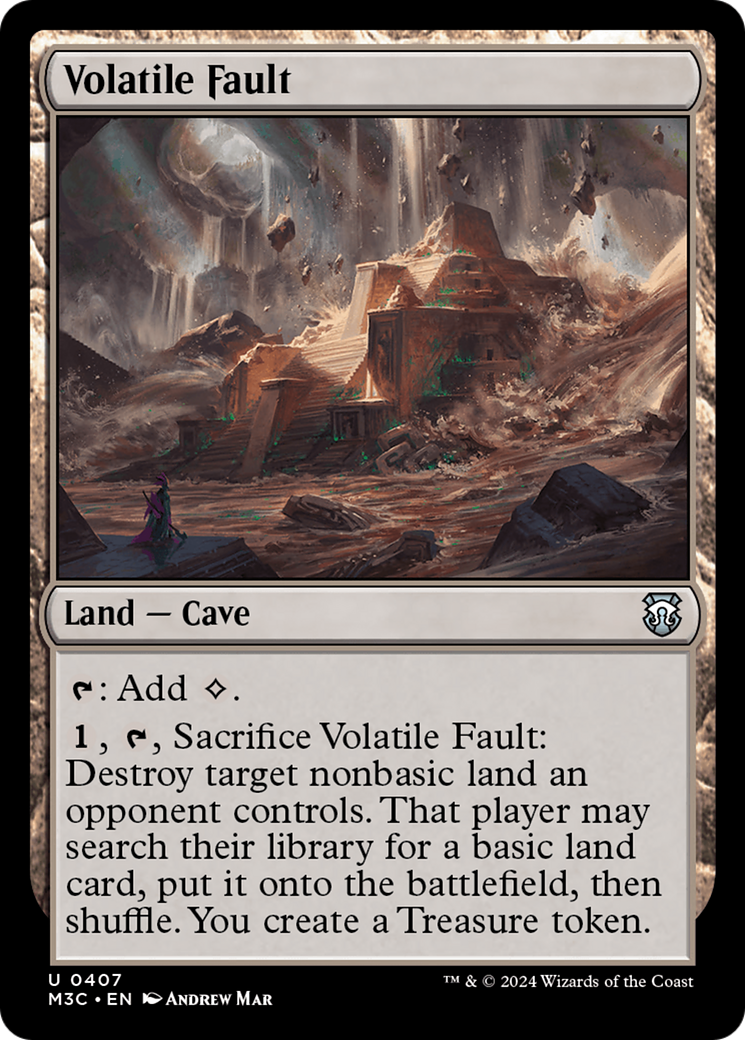 Volatile Fault (Ripple Foil) [Modern Horizons 3 Commander] | Rock City Comics