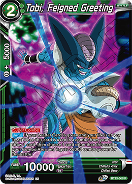 Tobi, Feigned Greeting (Rare) (BT13-068) [Supreme Rivalry] | Rock City Comics