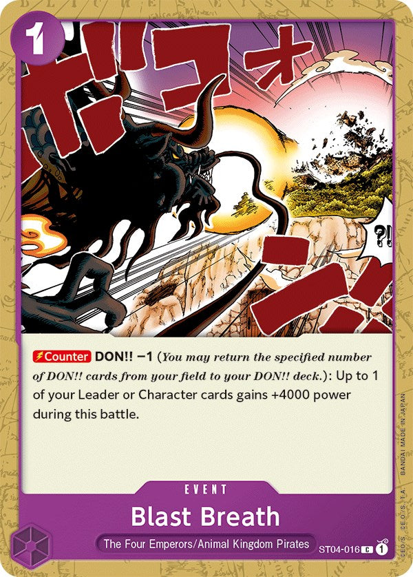 Blast Breath [Starter Deck: Animal Kingdom Pirates] | Rock City Comics