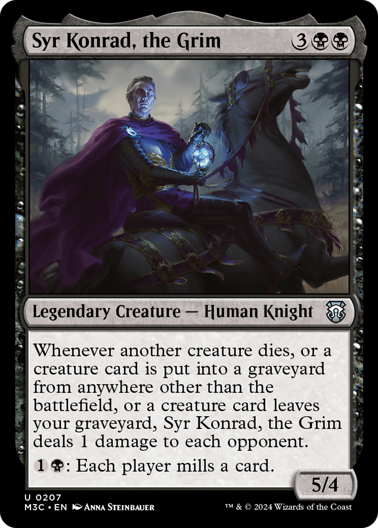 Syr Konrad, the Grim (Ripple Foil) [Modern Horizons 3 Commander] | Rock City Comics