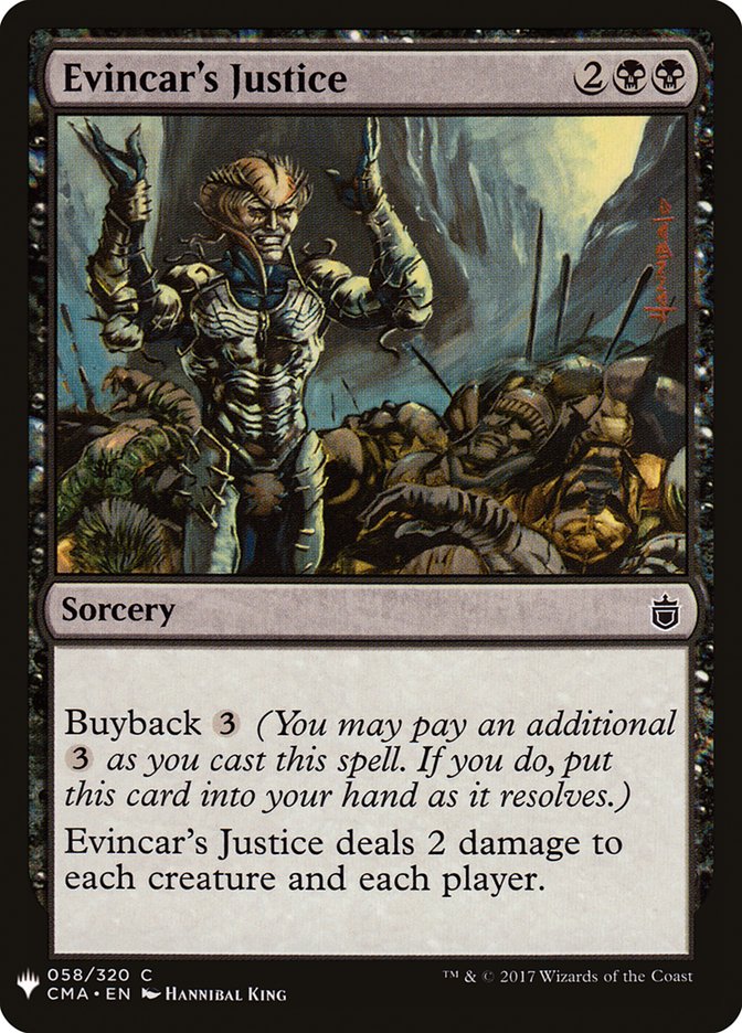 Evincar's Justice [Mystery Booster] | Rock City Comics