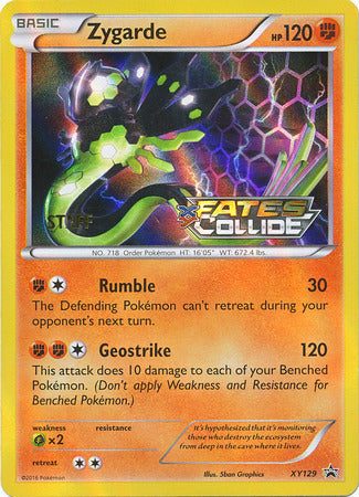 Zygarde (XY129) (Staff) [XY: Black Star Promos] | Rock City Comics