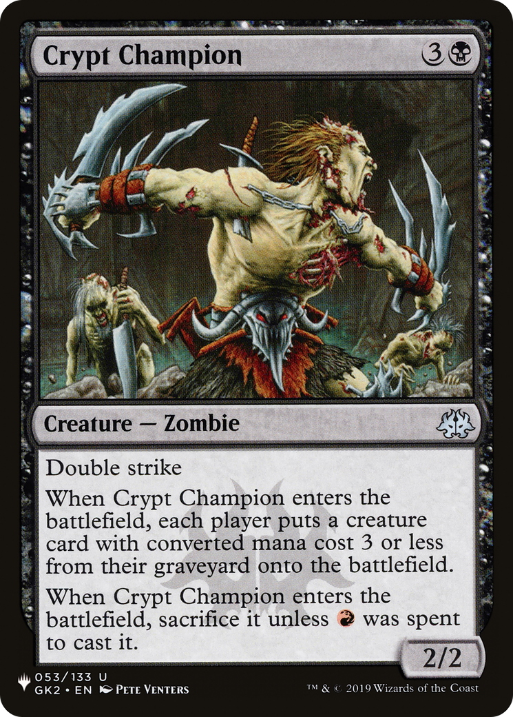 Crypt Champion [The List Reprints] | Rock City Comics