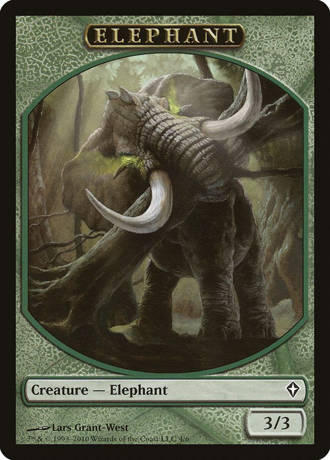 Elephant Token [Worldwake Tokens] | Rock City Comics