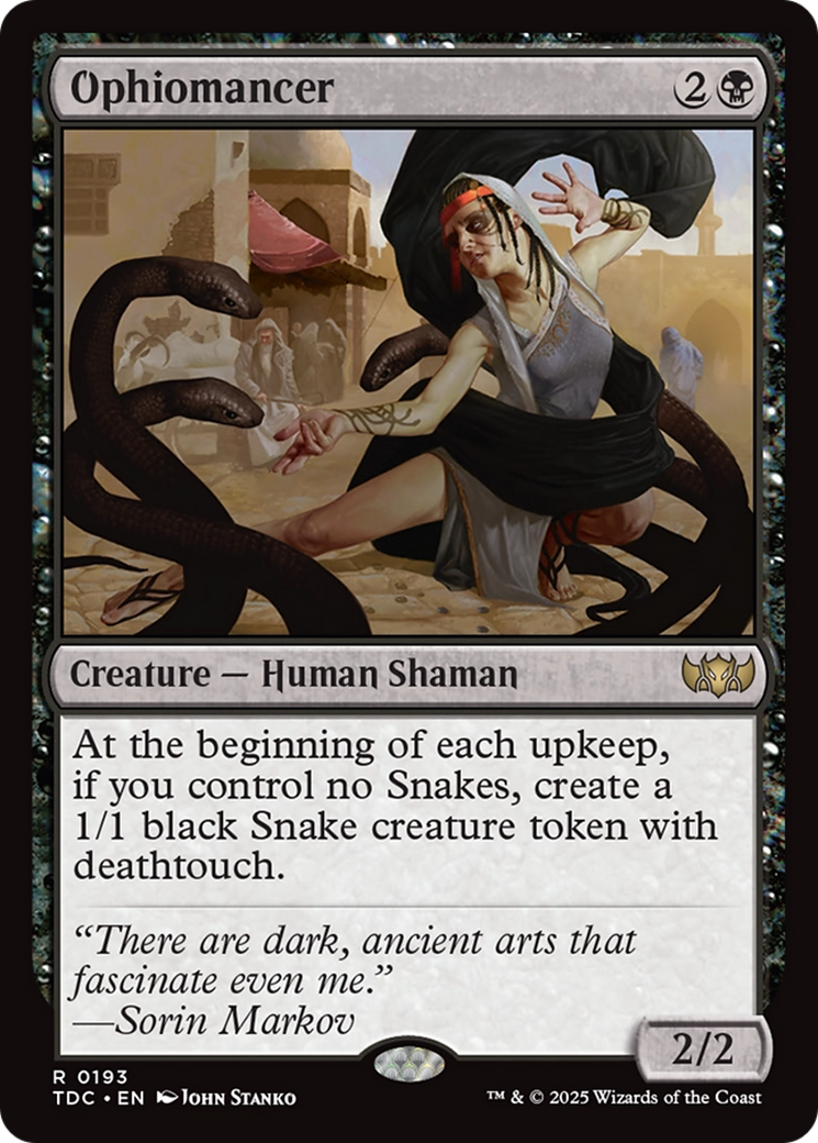 Ophiomancer [Tarkir: Dragonstorm Commander] | Rock City Comics