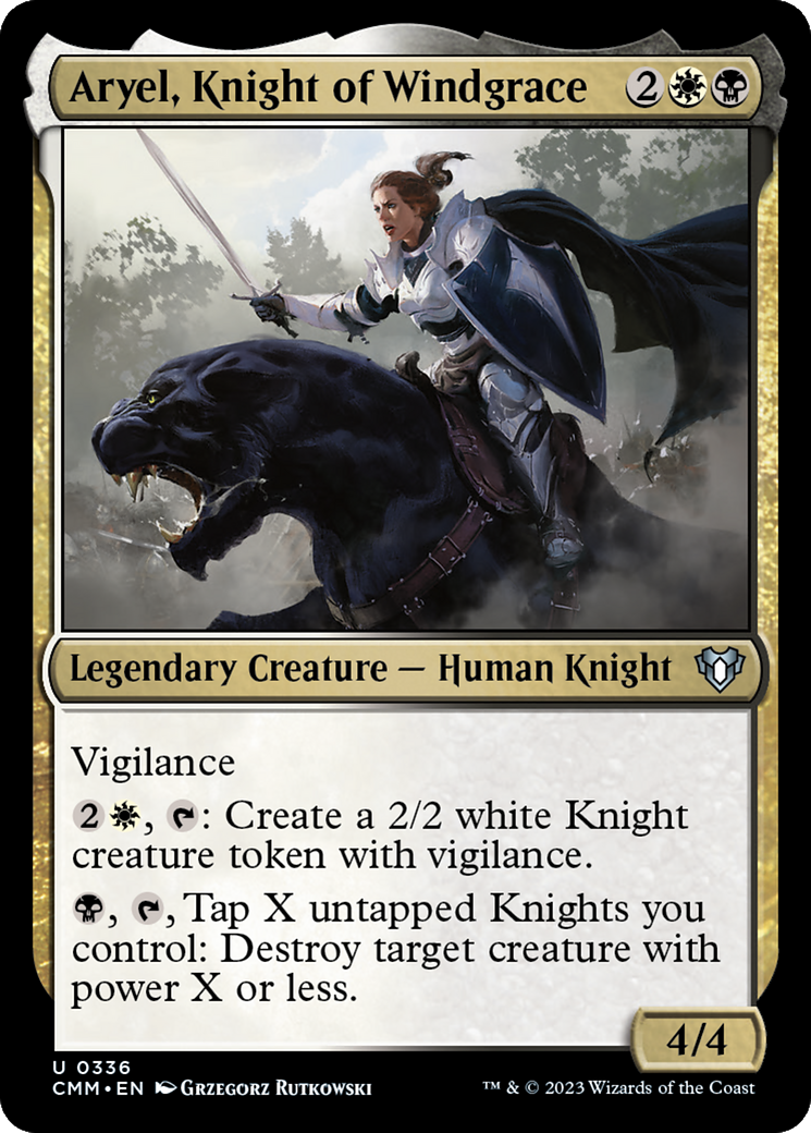 Aryel, Knight of Windgrace [Commander Masters] | Rock City Comics