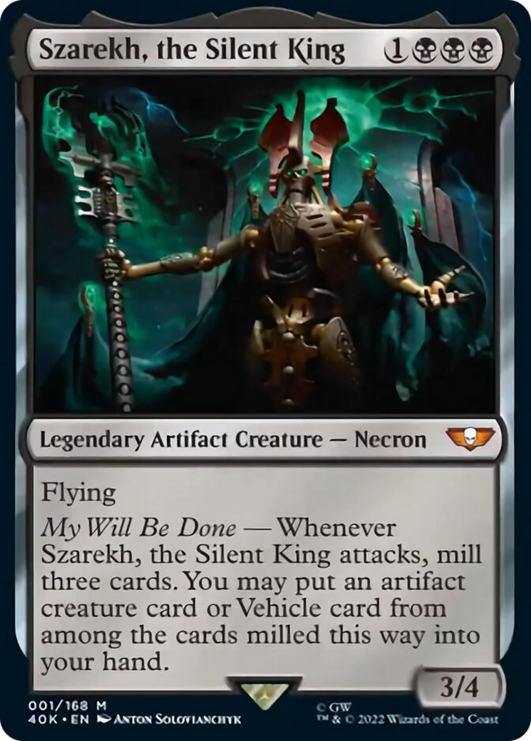 Szarekh, the Silent King (Surge Foil) [Warhammer 40,000] | Rock City Comics