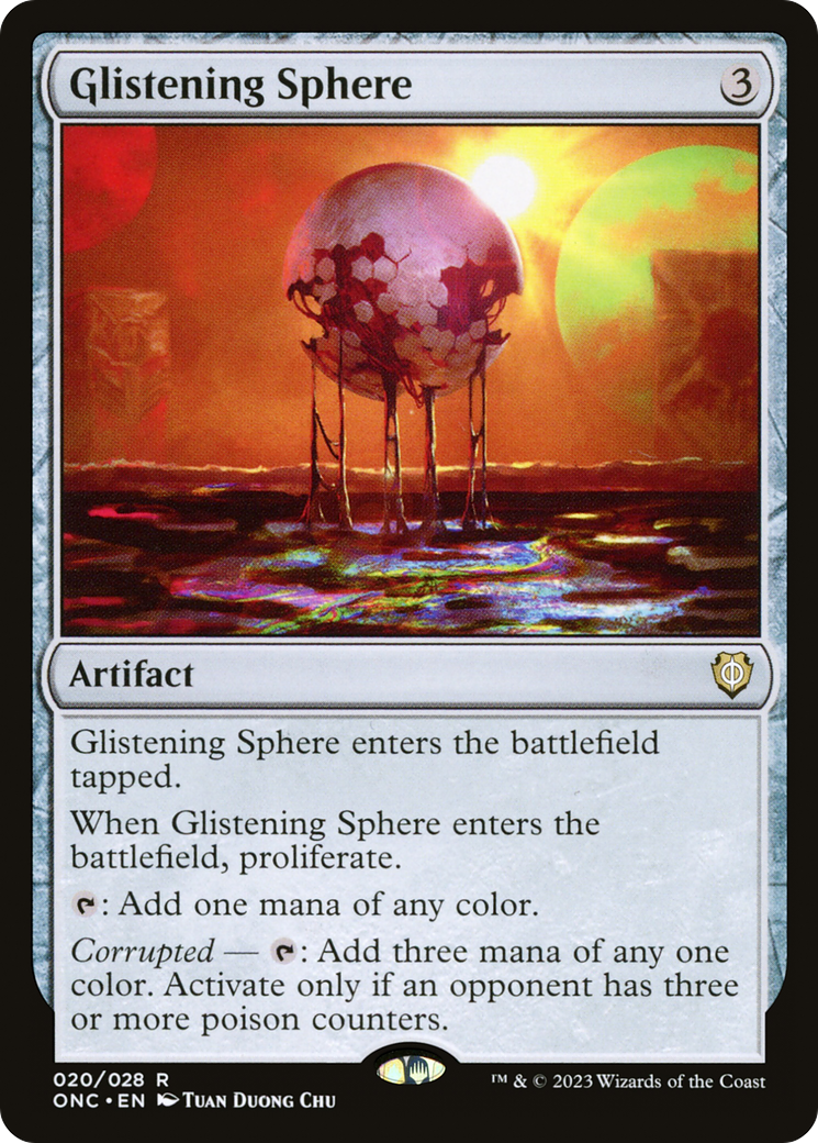 Glistening Sphere [Phyrexia: All Will Be One Commander] | Rock City Comics