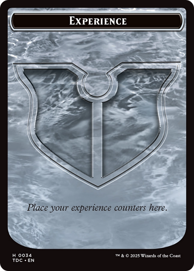 Experience // Treasure Double-Sided Token [Tarkir: Dragonstorm Commander Tokens] | Rock City Comics