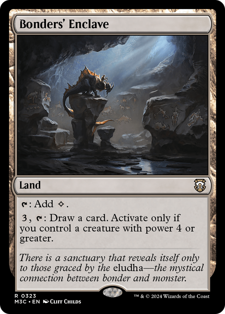 Bonders' Enclave (Ripple Foil) [Modern Horizons 3 Commander] | Rock City Comics