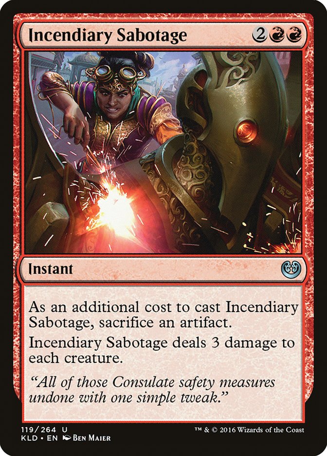 Incendiary Sabotage [Kaladesh] | Rock City Comics
