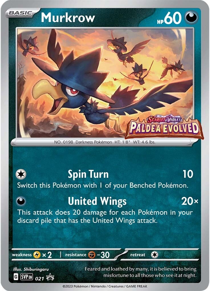 Murkrow (021) [Scarlet & Violet: Black Star Promos] | Rock City Comics