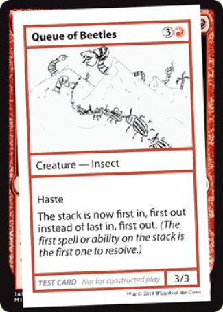 Queue of Beetles (2021 Edition) [Mystery Booster Playtest Cards] | Rock City Comics