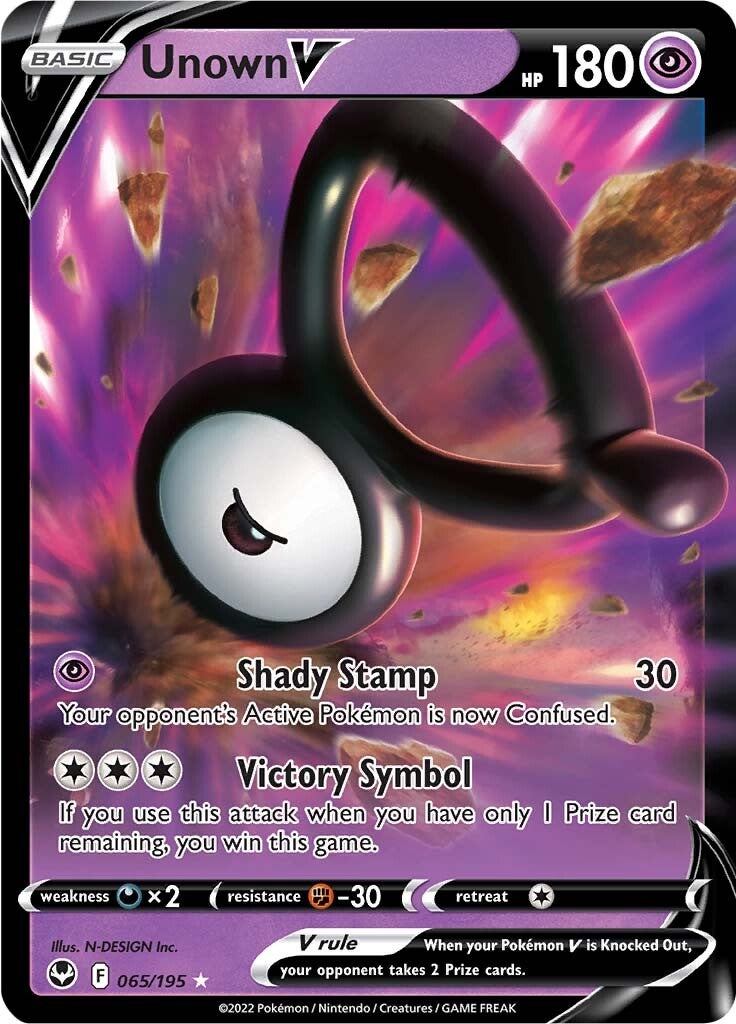 Unown V (065/195) [Sword & Shield: Silver Tempest] | Rock City Comics