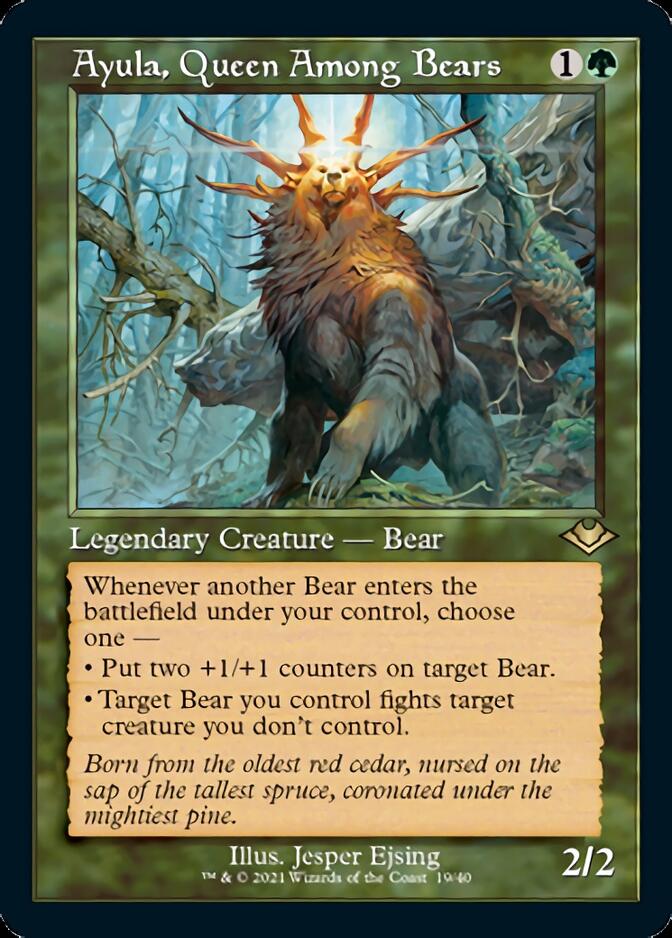 Ayula, Queen Among Bears (Retro Foil Etched) [Modern Horizons] | Rock City Comics