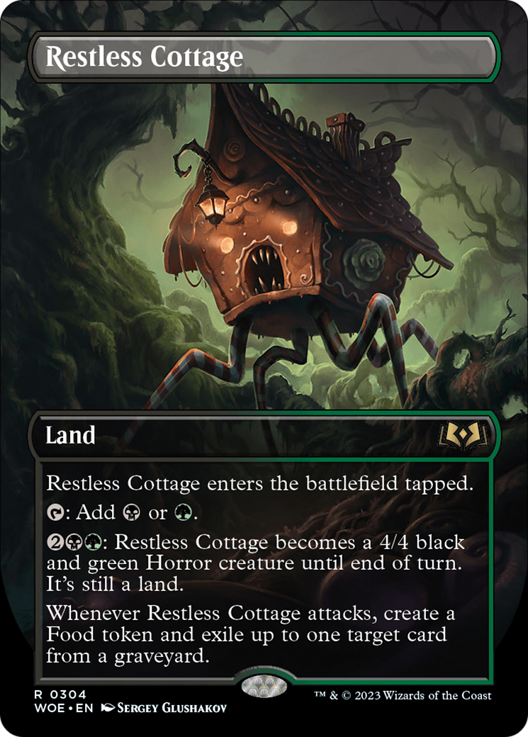 Restless Cottage (Borderless Alternate Art) [Wilds of Eldraine] | Rock City Comics