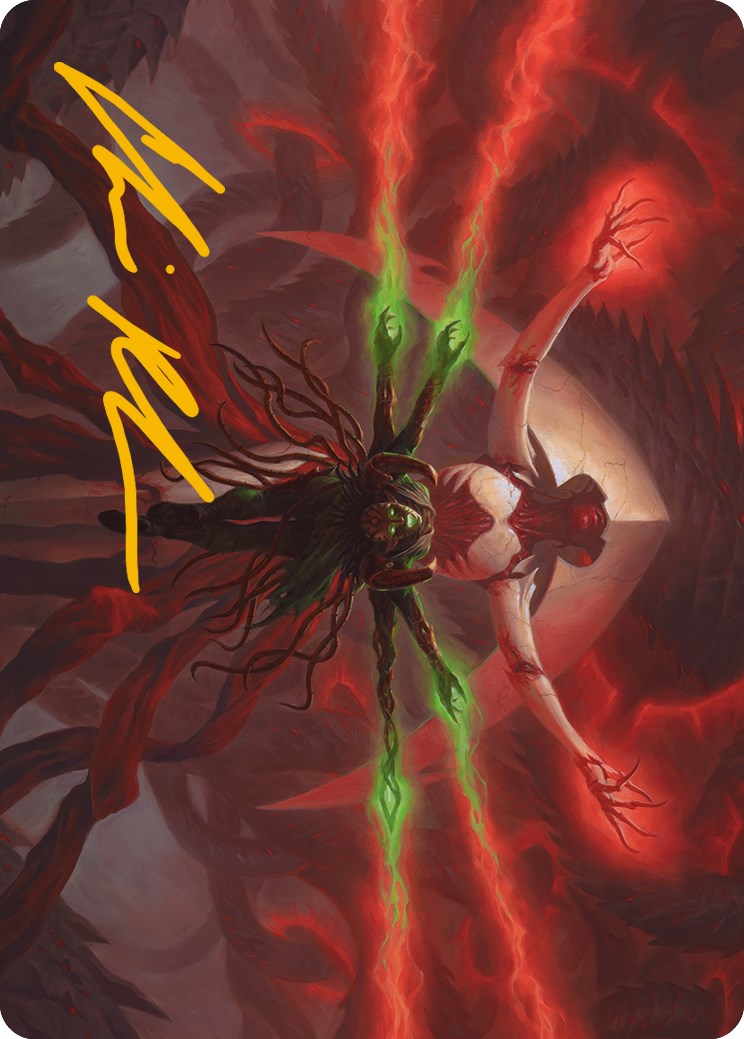 All Will Be One Art Card (Gold-Stamped Signature) [Phyrexia: All Will Be One Art Series] | Rock City Comics