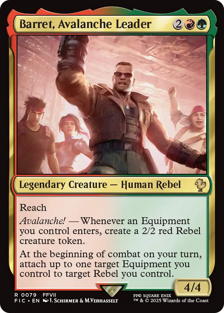 Barret, Avalanche Leader [FINAL FANTASY Commander] | Rock City Comics