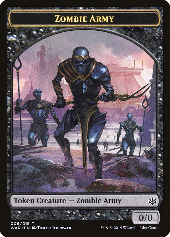Zombie Army Token (009/019) [War of the Spark Tokens] | Rock City Comics
