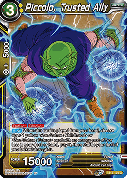 Piccolo, Trusted Ally (Common) (BT13-104) [Supreme Rivalry] | Rock City Comics