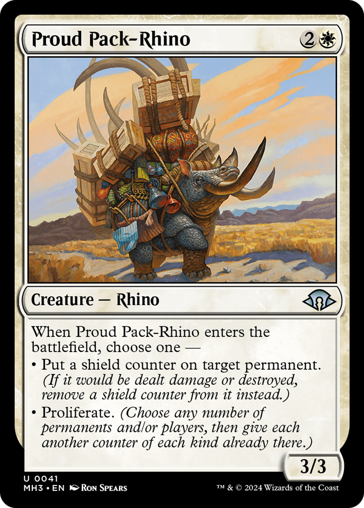 Proud Pack-Rhino [Modern Horizons 3] | Rock City Comics