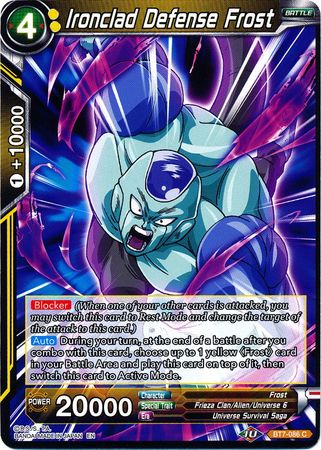 Ironclad Defense Frost (BT7-086) [Assault of the Saiyans] | Rock City Comics