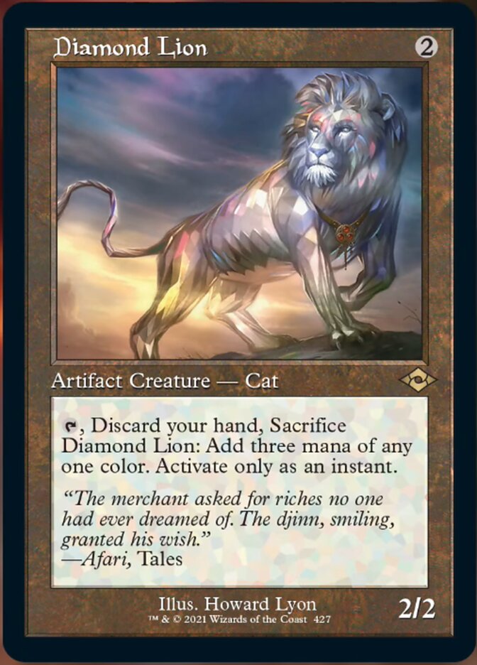 Diamond Lion (Retro Foil Etched) [Modern Horizons 2] | Rock City Comics