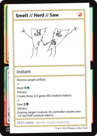 Smelt // Herd // Saw (2021 Edition) [Mystery Booster Playtest Cards] | Rock City Comics