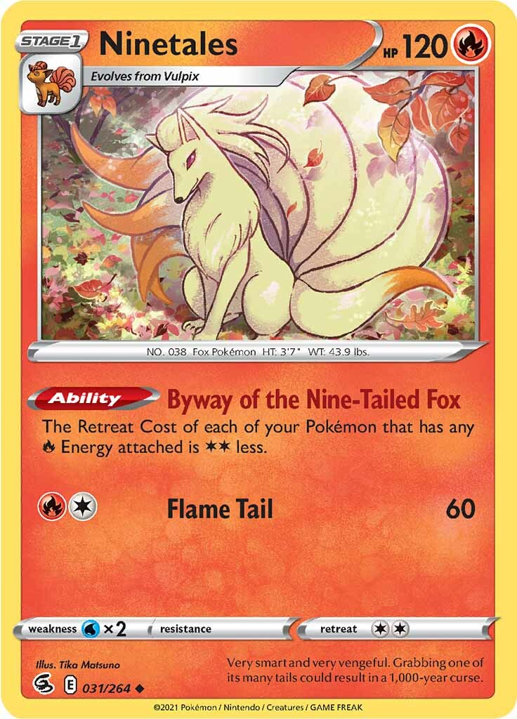 Ninetales (031/264) [Sword & Shield: Fusion Strike] | Rock City Comics