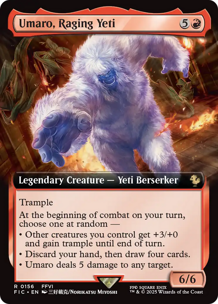 Umaro, Raging Yeti (Extended Art) [FINAL FANTASY Commander] | Rock City Comics