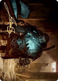 Vault Robber Art Card (Gold-Stamped Signature) [Kaldheim Art Series] | Rock City Comics