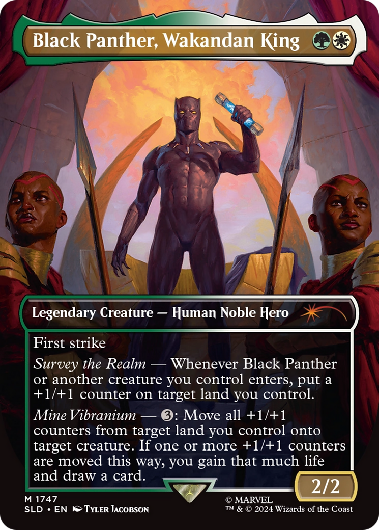 Black Panther, Wakandan King (Rainbow Foil) [Secret Lair Drop Series] | Rock City Comics