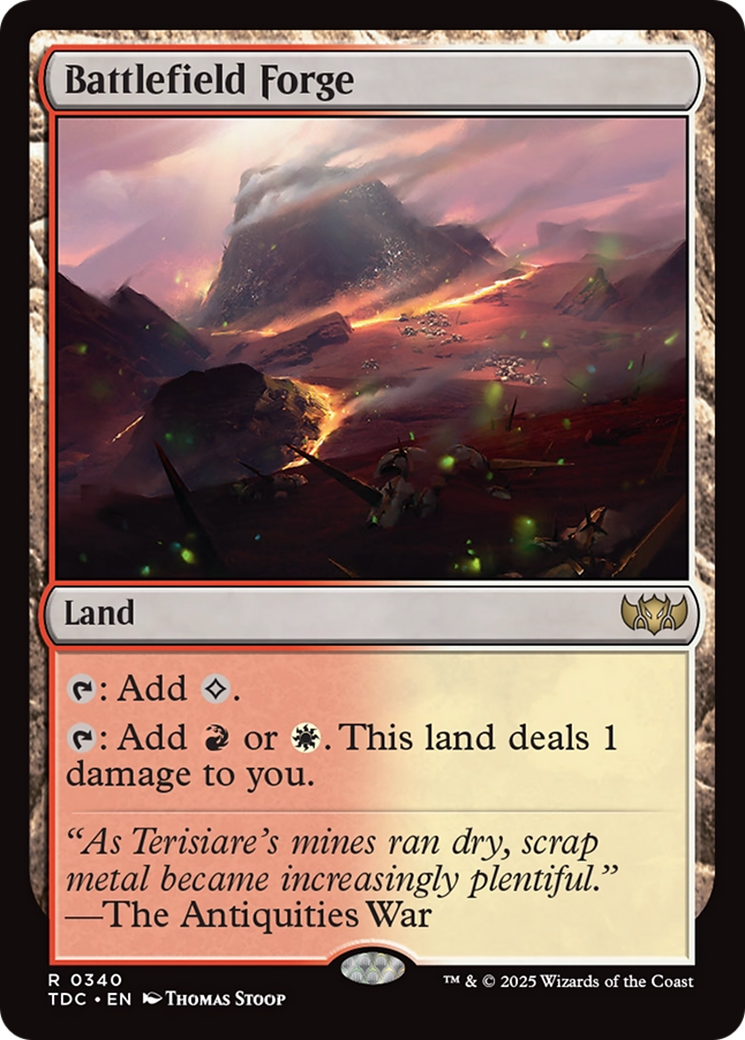 Battlefield Forge [Tarkir: Dragonstorm Commander] | Rock City Comics