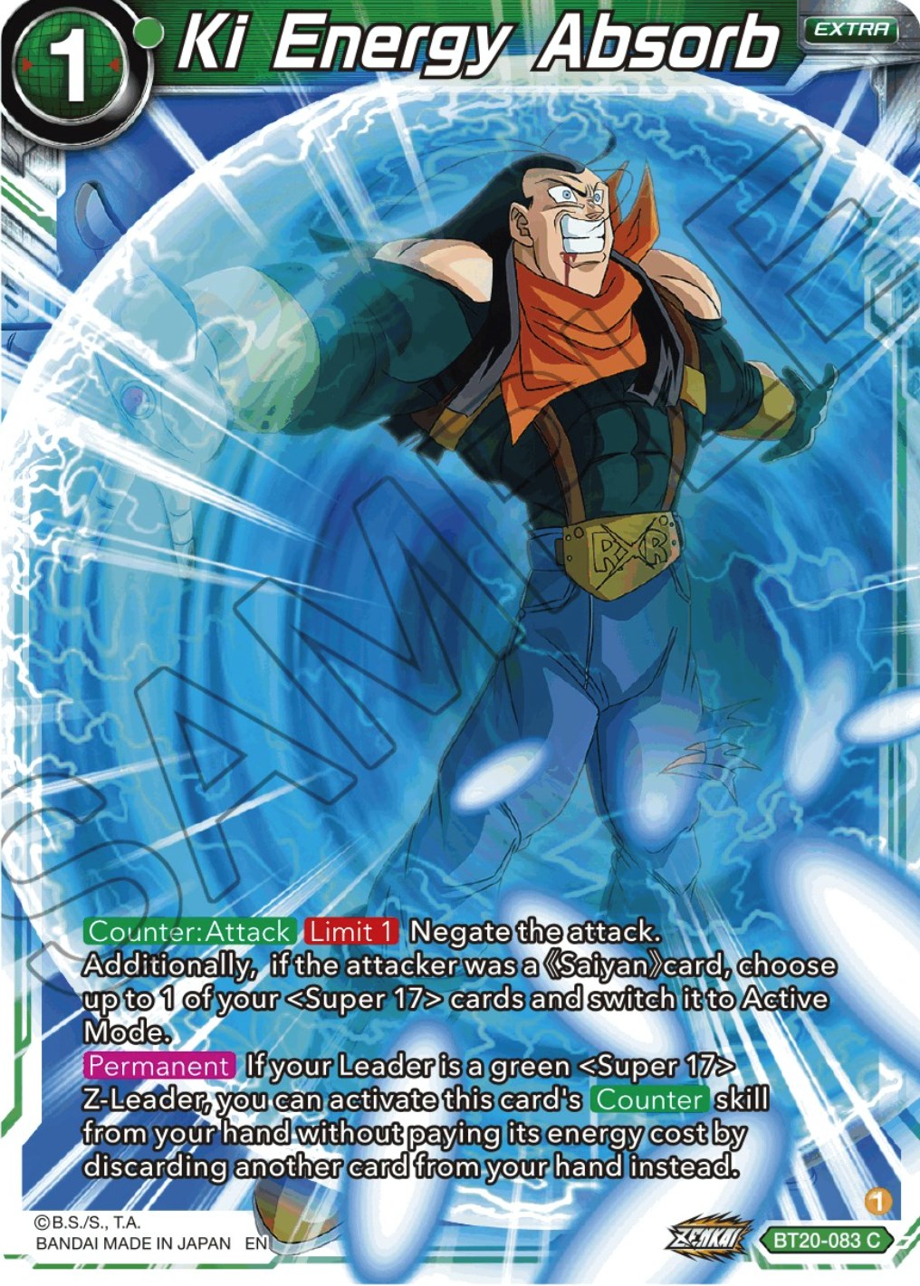 Ki Energy Absorb (BT20-083) [Power Absorbed] | Rock City Comics