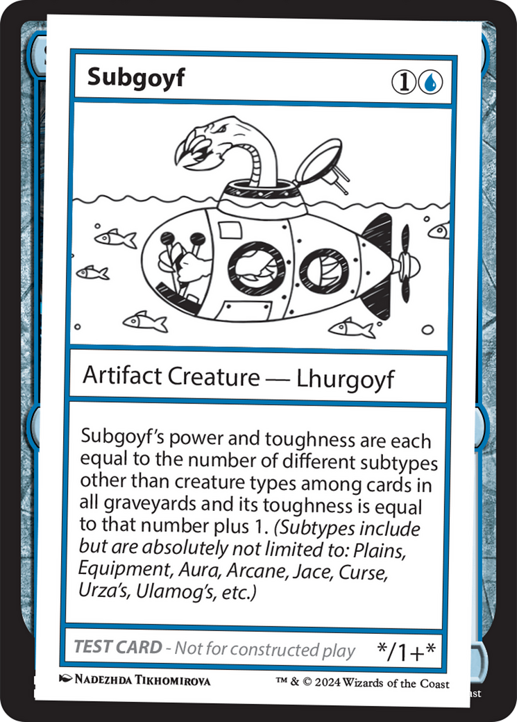 Subgoyf [Mystery Booster 2 Playtest Cards] | Rock City Comics