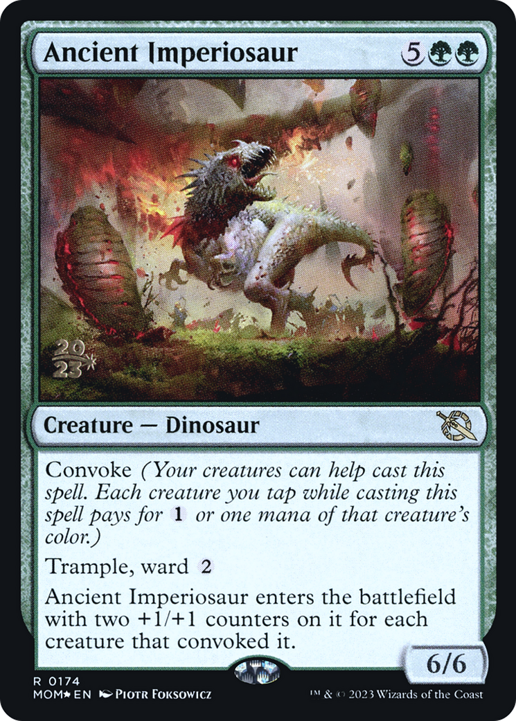 Ancient Imperiosaur [March of the Machine Prerelease Promos] | Rock City Comics