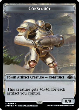 Goblin // Construct Double-Sided Token [Dominaria Remastered Tokens] | Rock City Comics