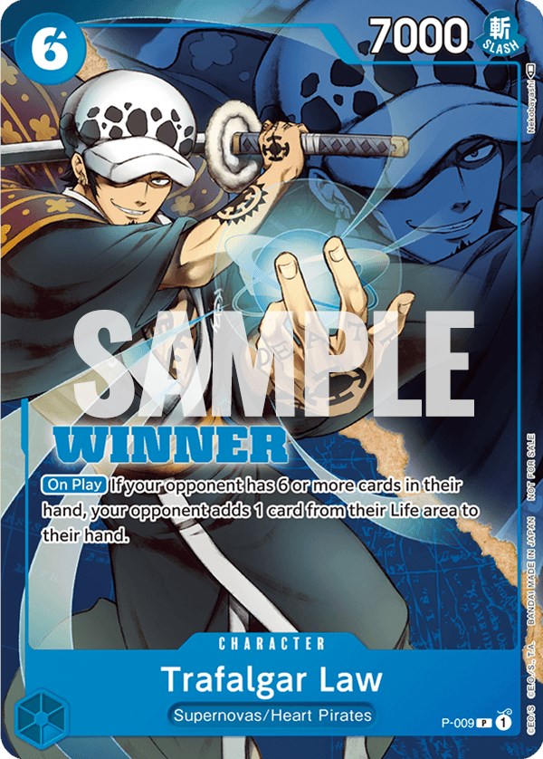 Trafalgar Law (P-009) (Winner Pack Vol. 1) [One Piece Promotion Cards] | Rock City Comics