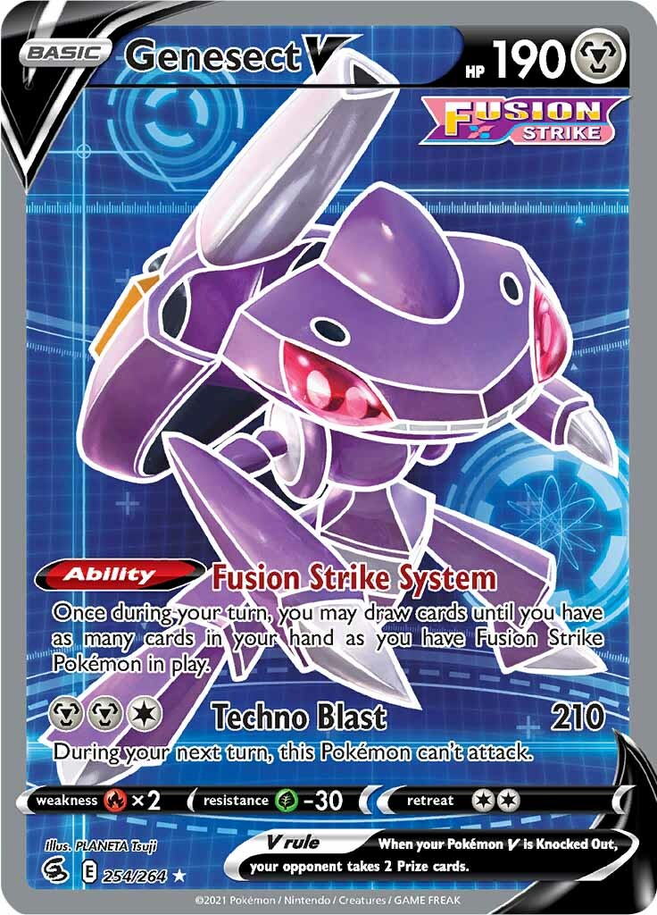 Genesect V (254/264) [Sword & Shield: Fusion Strike] | Rock City Comics