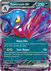 Toxicroak ex (131/198) [Scarlet & Violet: Base Set] | Rock City Comics