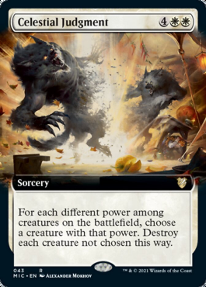 Celestial Judgment (Extended Art) [Innistrad: Midnight Hunt Commander] | Rock City Comics