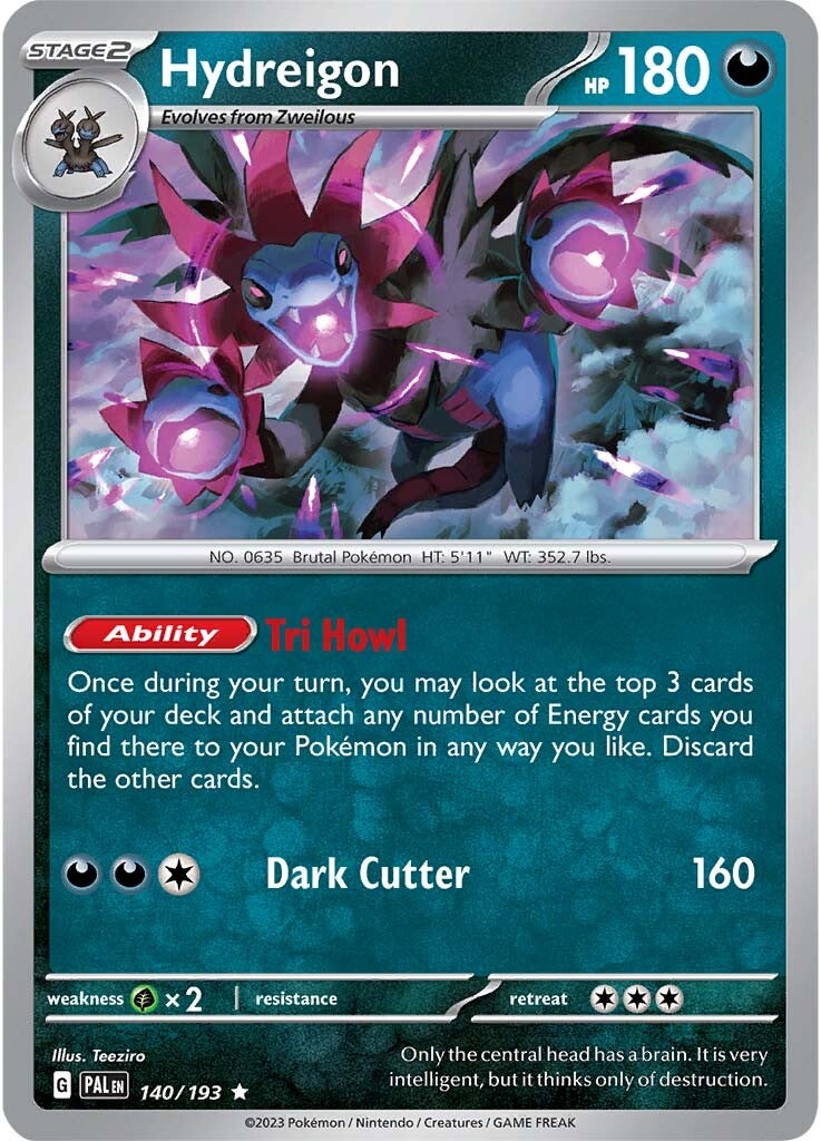 Hydreigon (140/193) [Scarlet & Violet: Paldea Evolved] | Rock City Comics