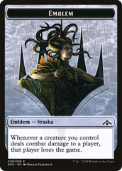 Vraska Emblem // Human Double-Sided Token [Challenger Decks 2020 Tokens] | Rock City Comics