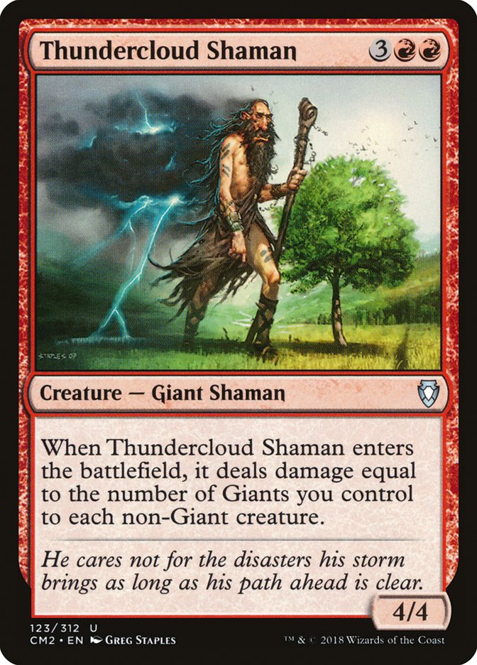 Thundercloud Shaman [Commander Anthology Volume II] | Rock City Comics