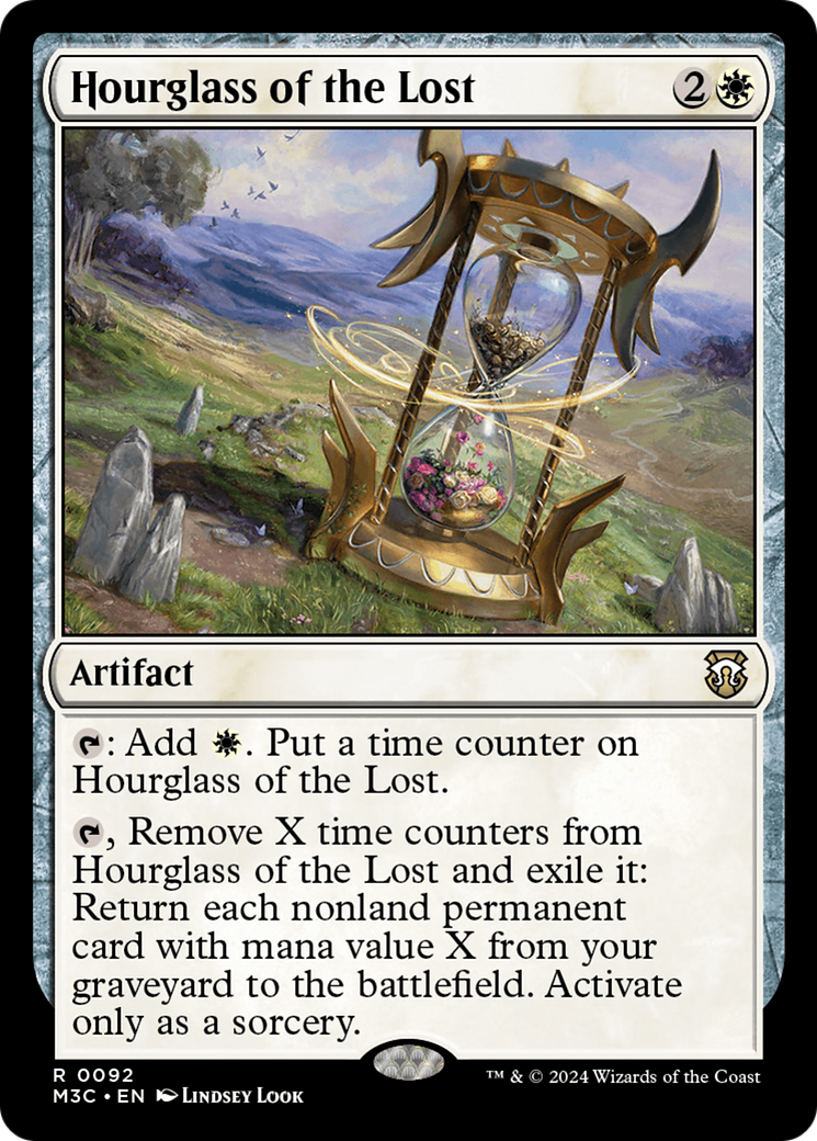 Hourglass of the Lost (Ripple Foil) [Modern Horizons 3 Commander] | Rock City Comics