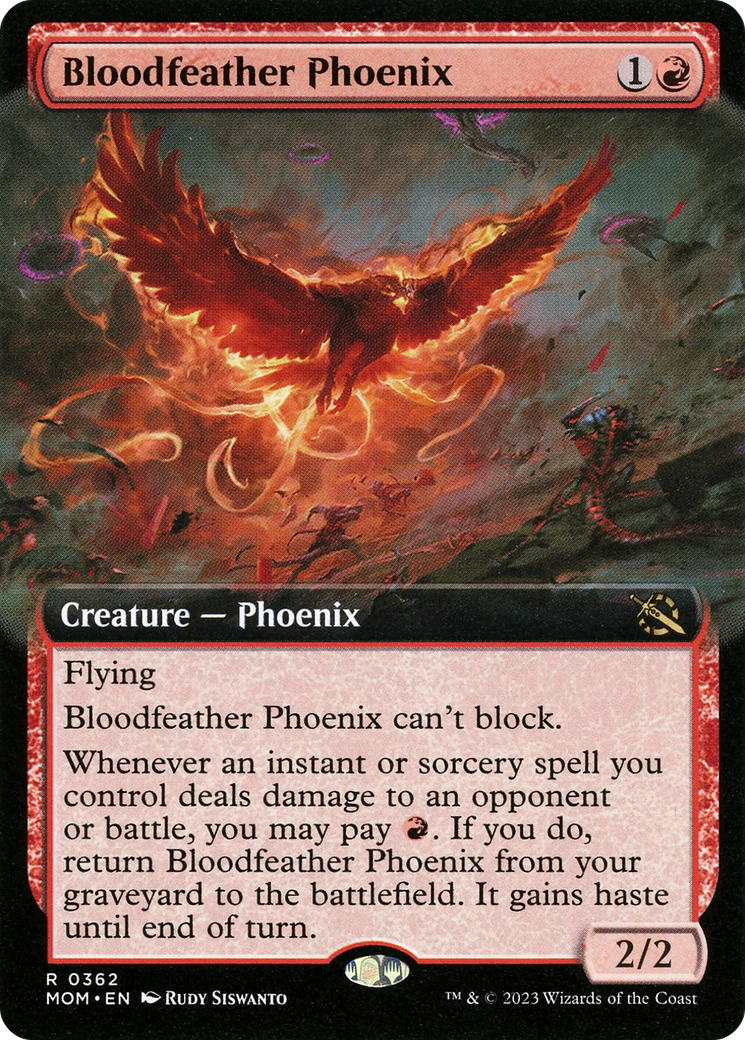 Bloodfeather Phoenix (Extended Art) [March of the Machine] | Rock City Comics