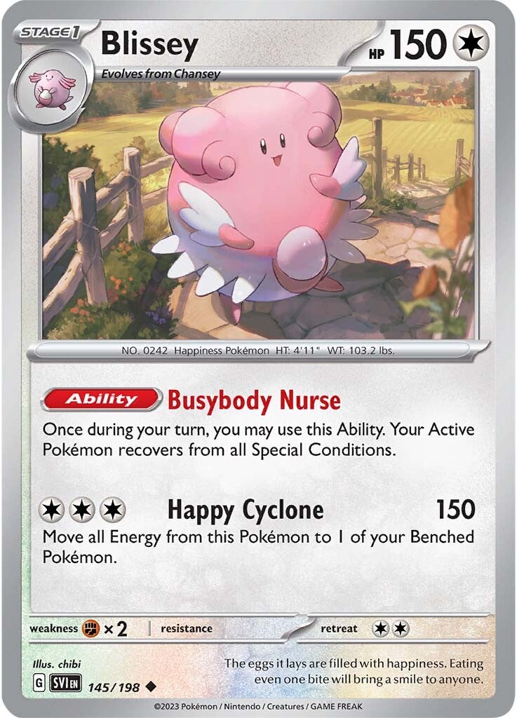 Blissey (145/198) [Scarlet & Violet: Base Set] | Rock City Comics