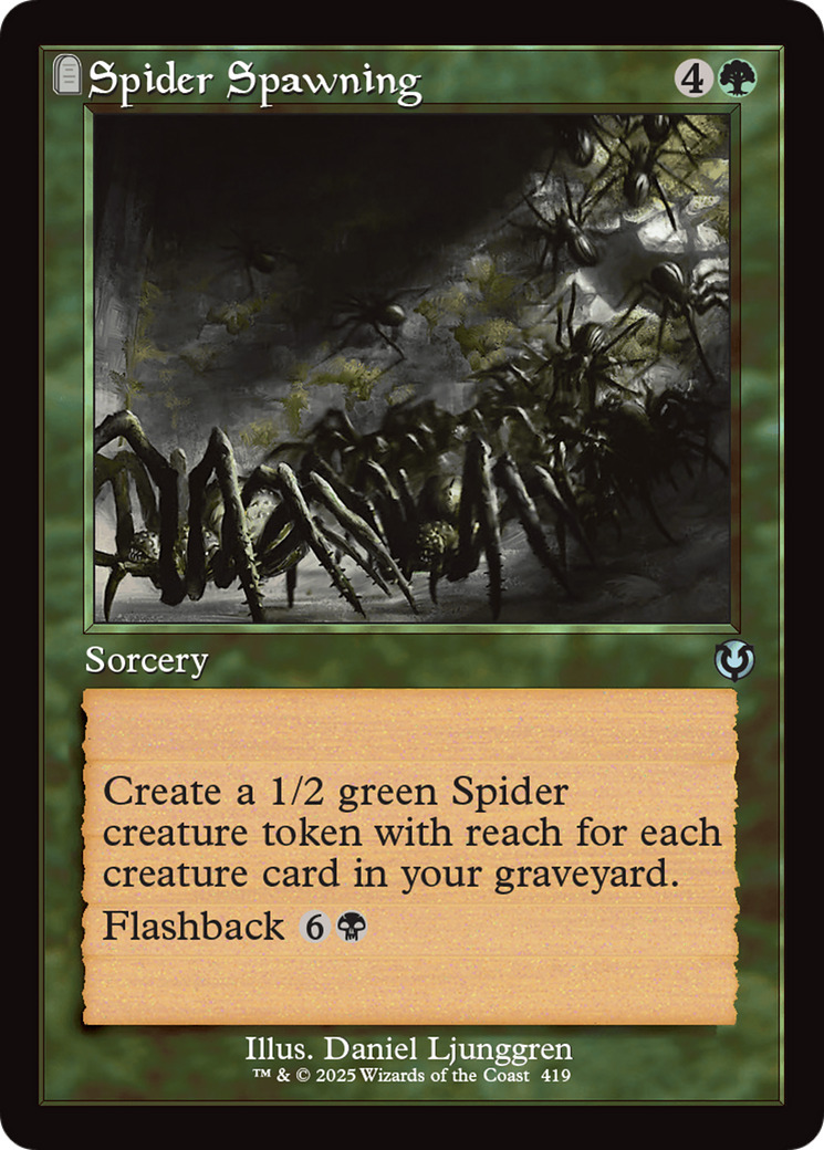 Spider Spawning (Retro Frame) [Innistrad Remastered] | Rock City Comics