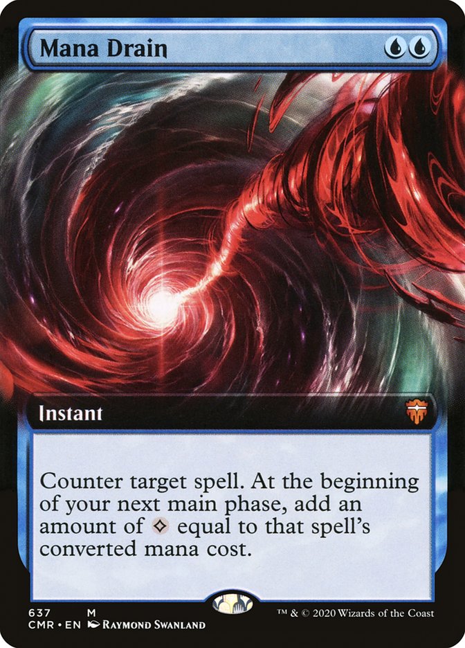 Mana Drain (Extended Art) [Commander Legends] | Rock City Comics